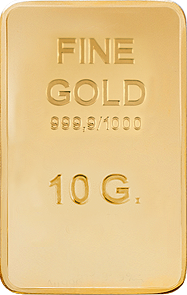 Lingotto oro 10 x 1 grammi 999,9 ORO COMBIBAR ™ singolarmente separabile nel hartblister 